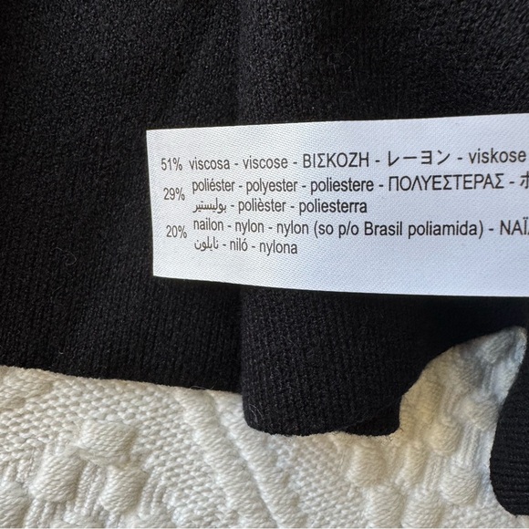 NWT Zara Black High Neck Quarter Zip Sweater Dress Turtleneck Oversized Small - Picture 13 of 13